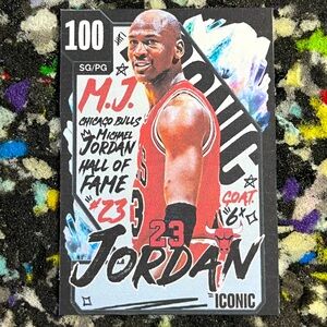 Custom Michael Jordan NBA2k24 Basketball Card Chicago Bulls Jordan Sports Card